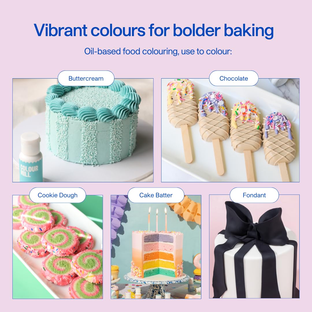 Colour Mill Oil Blend Food Colouring - Blush | Oil-Based | 20 ml 3