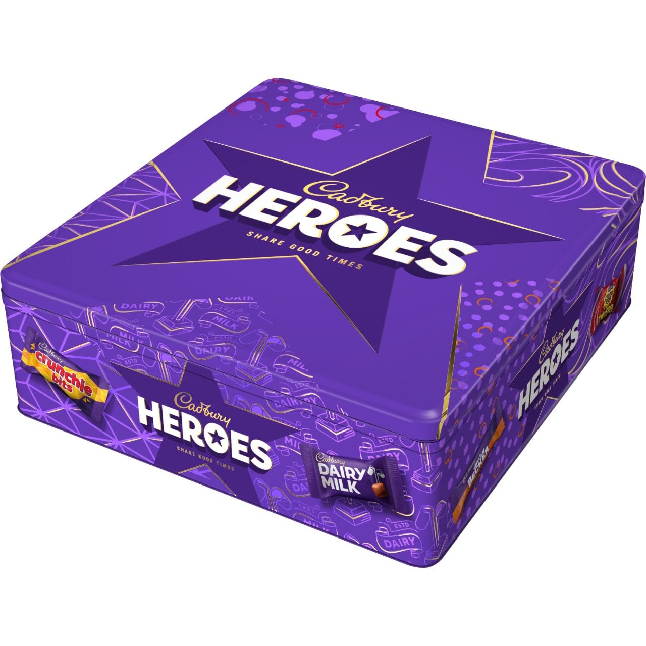 Cadbury Heroes Tin - Assorted Chocolate Favourites (700g) 2