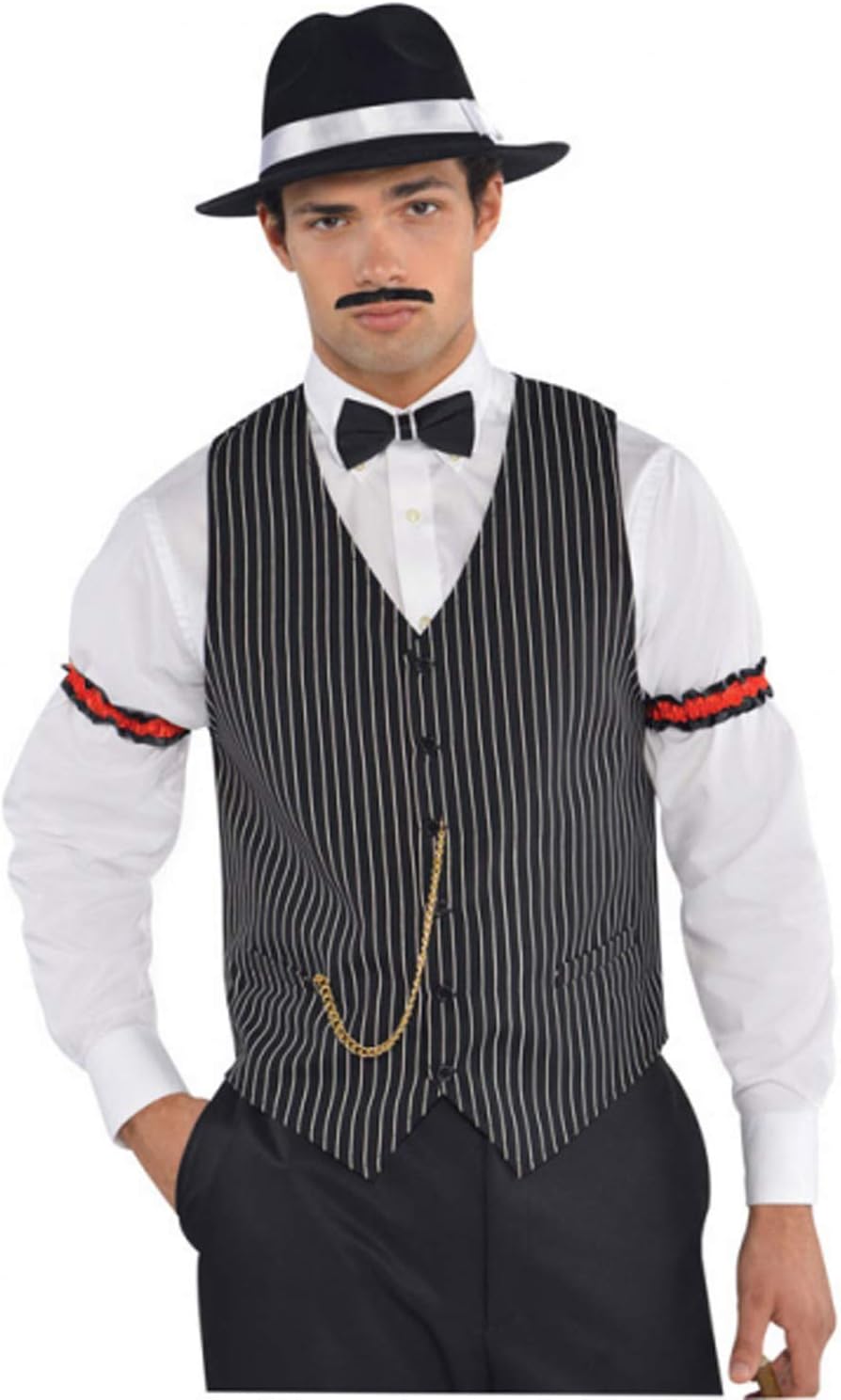 amscan Roaring 20s Gangster Costume - Adult One Size (844055-55)
