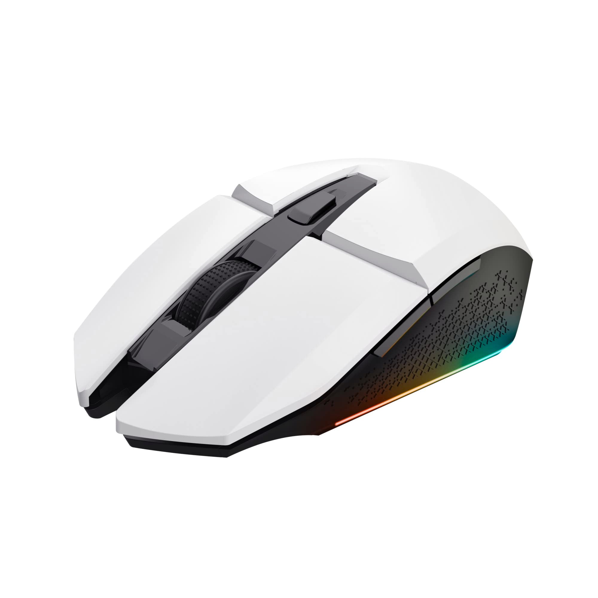 Trust GXT 110W Felox Rechargeable Wireless Gaming Mouse – 80h Battery, 800-4800 DPI, RGB Lighting, 6 Buttons, White 21