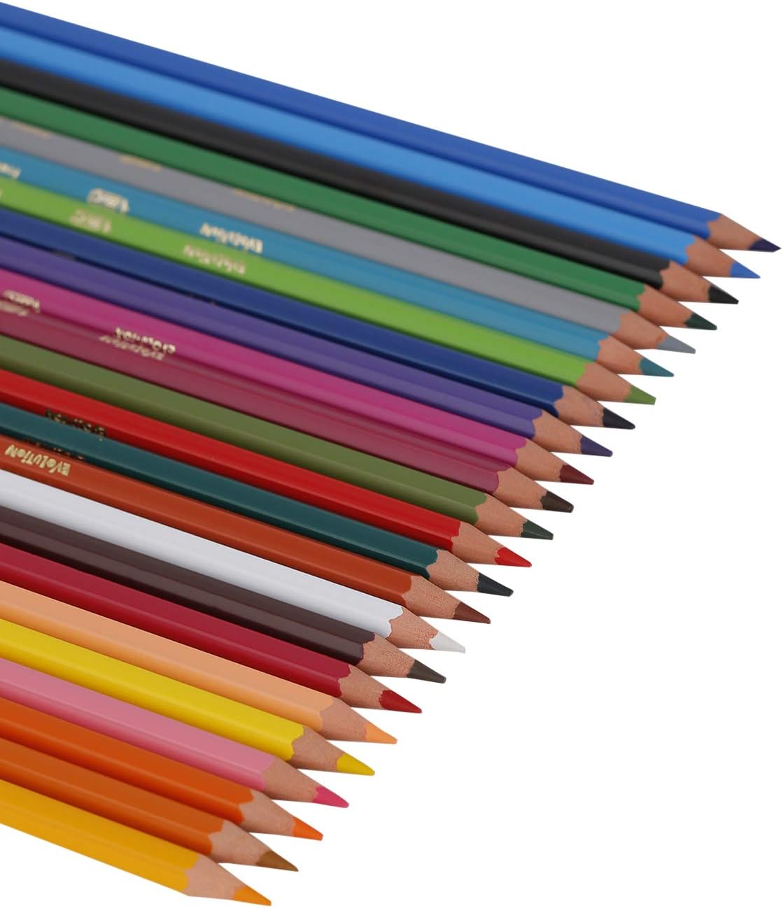 BIC Kids Evolution Ecolutions Coloured Pencils - 24-Pack, Wood-Free Art Supplies for Kids 5+