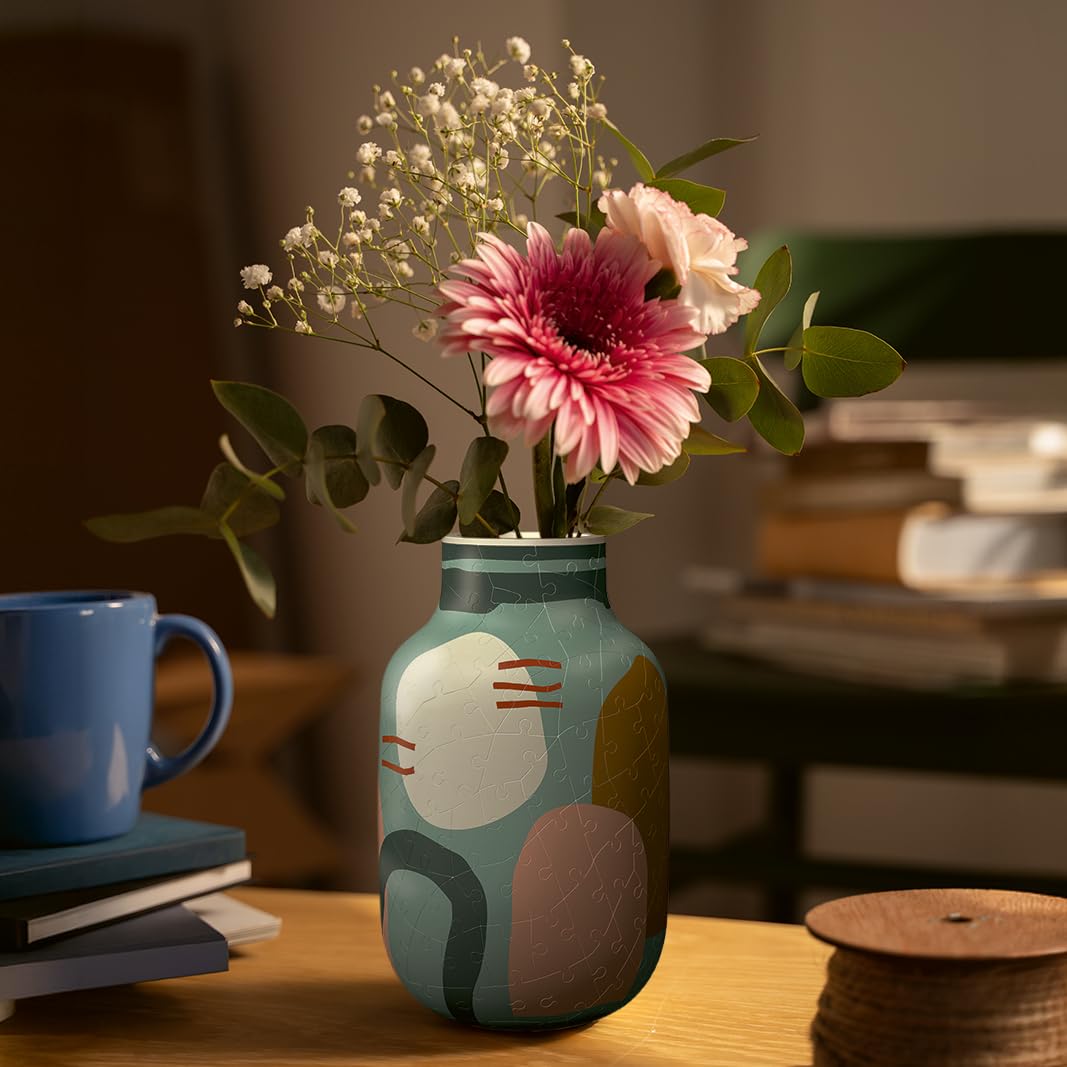 Ravensburger 3D Puzzle Vase - 162 Pieces | Decorative Home Decor | Ages 10+