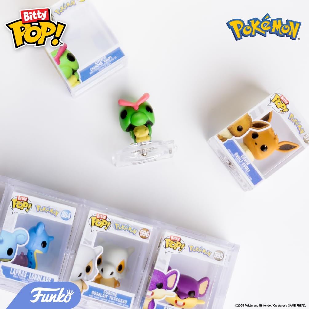 Funko Bitty Pop! Pokemon - Pikachu 4PK with Surprise Mystery Mini Figure | Vinyl | 0.9-inch 4