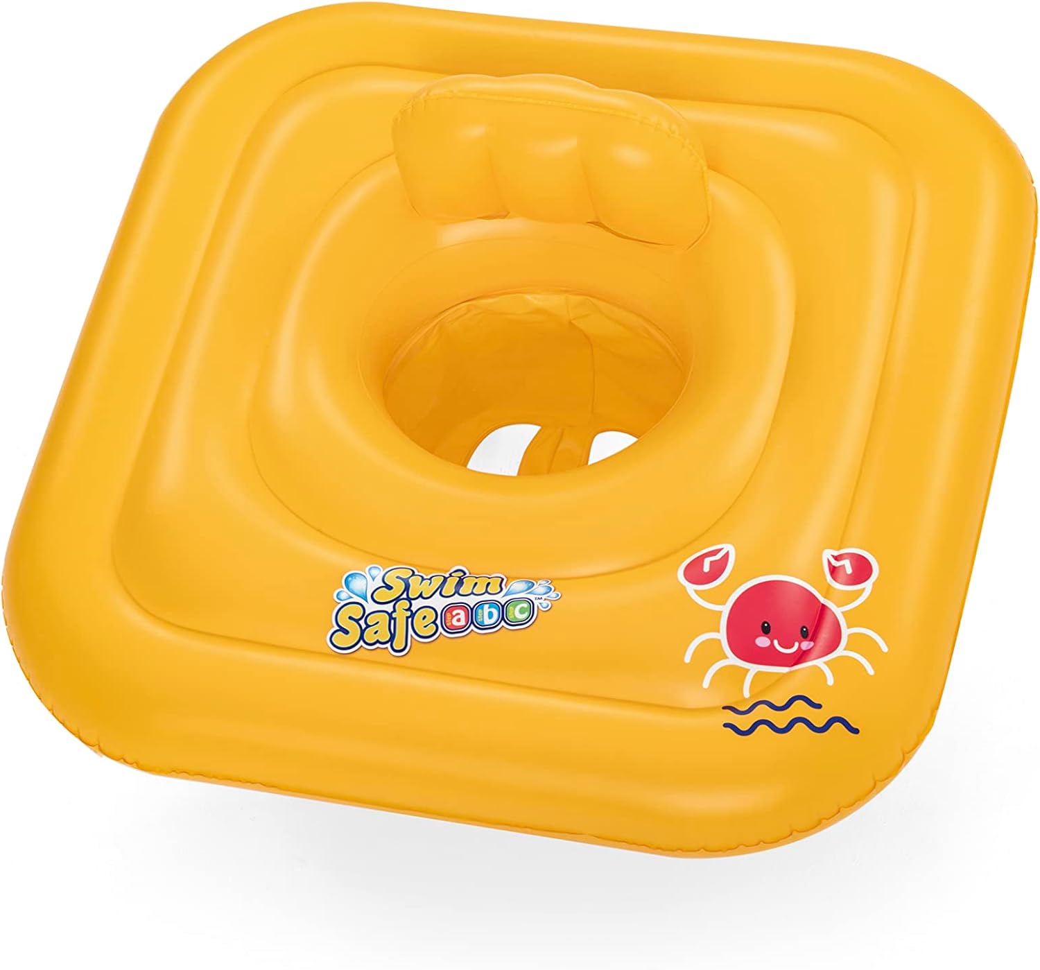 Bestway Swimming Float Inflatable for Toddlers | Square 3-Ring Inflatable Baby B 1