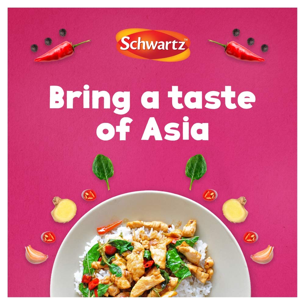 Schwartz Thai 7 Spice Seasoning 52g Jar (Pack of 6) - Authentic Asian Stir Fry & Curry Blend 3