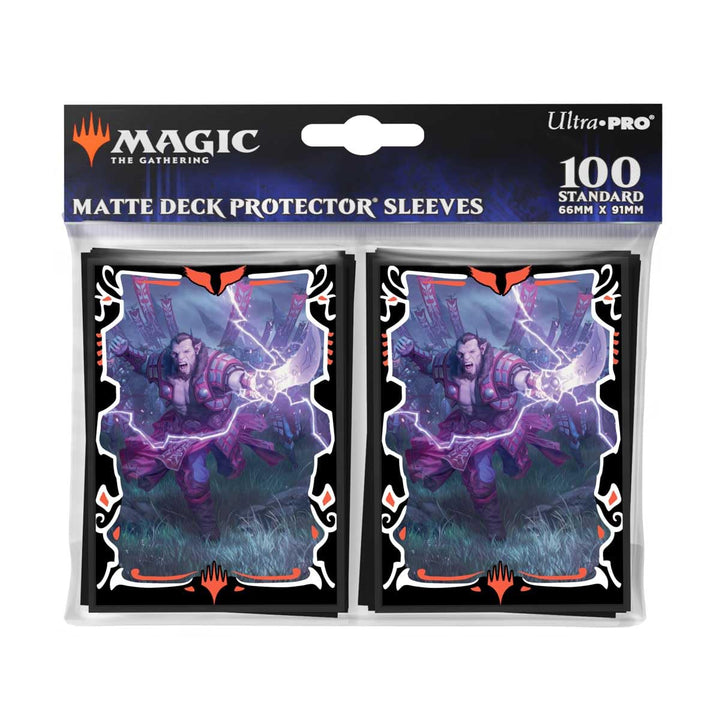 Ultra PRO Magic: The Gathering Trading Cards - Tarkir Dragonstorm Deck Protector Sleeves (Zurgo Stormrender)