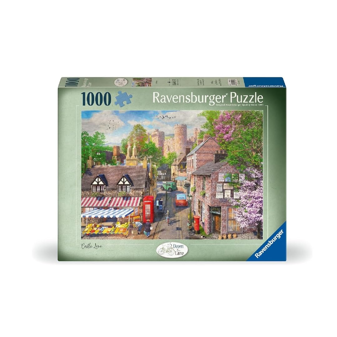 Ravensburger Down the Lane No. 5 Castle Lane 1000 Piece Jigsaw Puzzle 1