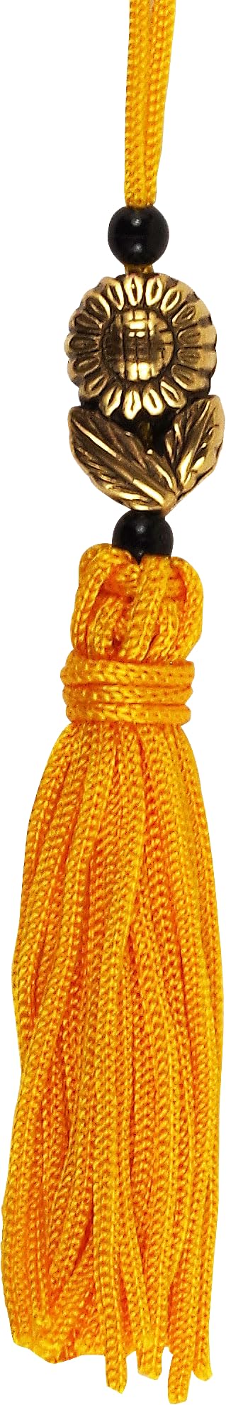 Peter Pauper Press Bee Happy Beaded Bookmark | Cardstock | Yellow | 2-1/2'' x 7-1/8''