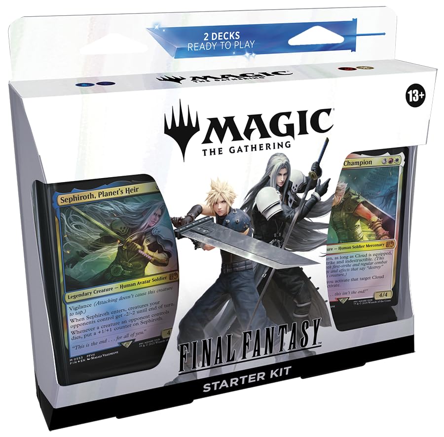 Magic: The Gathering Final Fantasy Starter Kit | Two 40-Card Decks | English Language 1