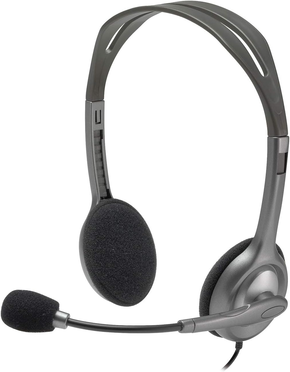 Logitech H110 Wired Stereo Headset with Noise-Cancelling Microphone for Gaming, Music, and Calls 3