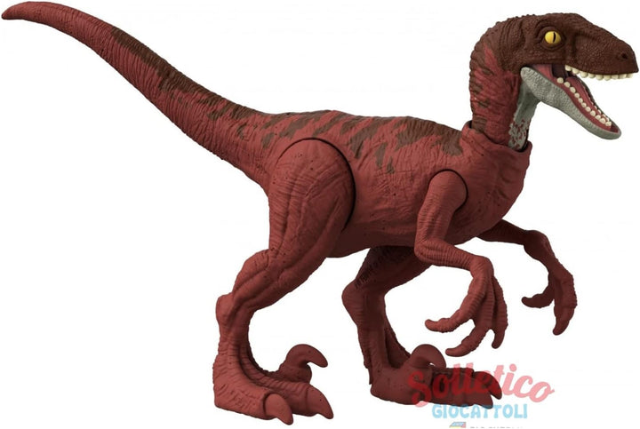 Mondo Jurassic Dominion - Fierce Animal Dinosaur Velociraptor - 18cm Articulated Action Figure