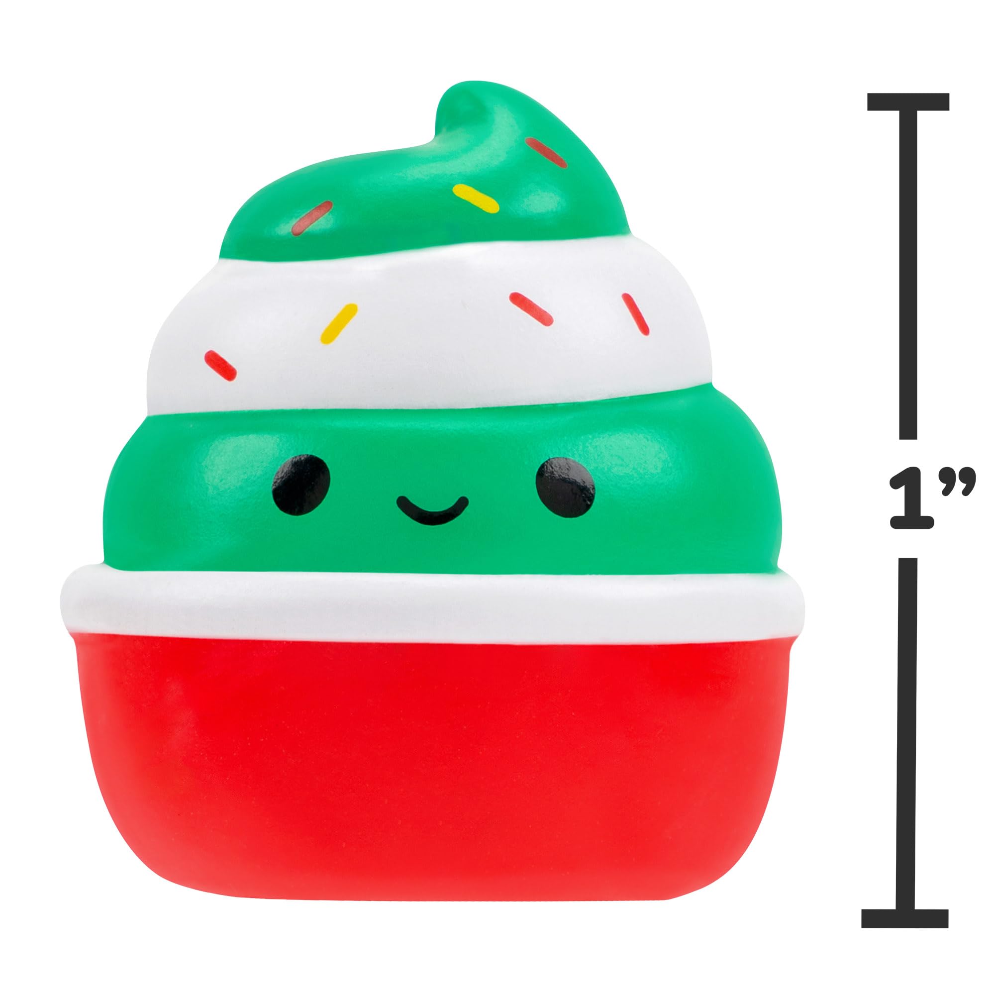 Squish-a-longs Chandra the Holiday Cupcake Clip-a-longs Mini-Squish Carrying Case with 4 Mini Figures 16