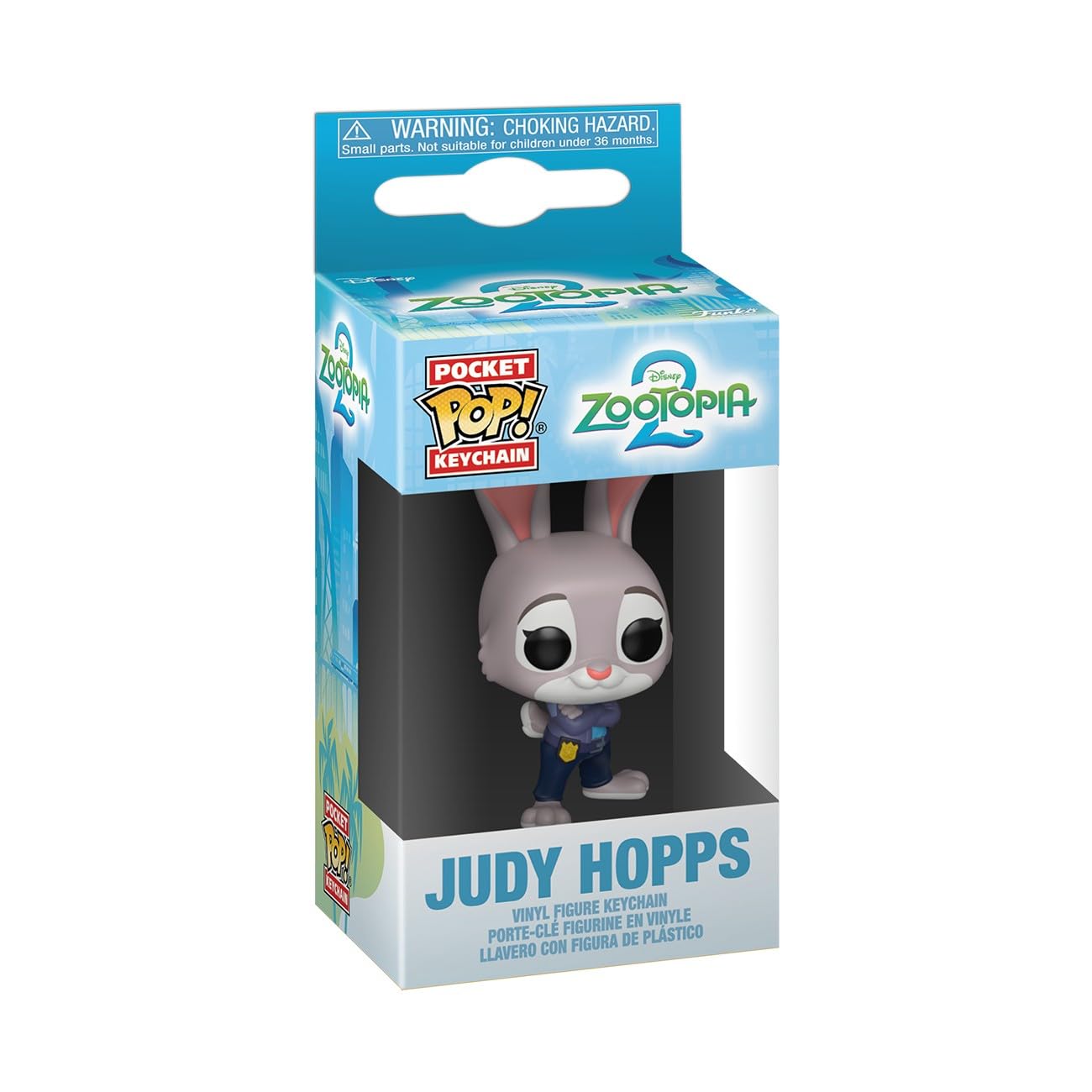 Funko Pop! Keychain: Zootopia 2 - Judy Hopps Vinyl Mini Figure 9
