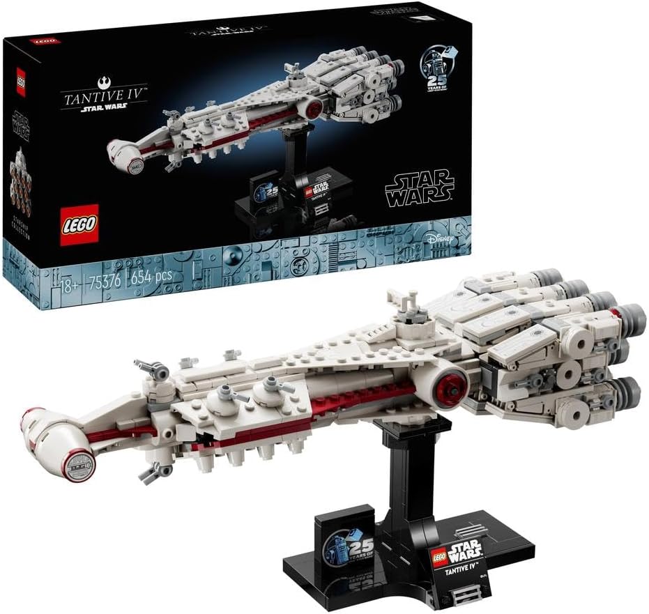 LEGO Star Wars Tantive IV 75376 - Collectible 25th Anniversary Model Kit for Adults