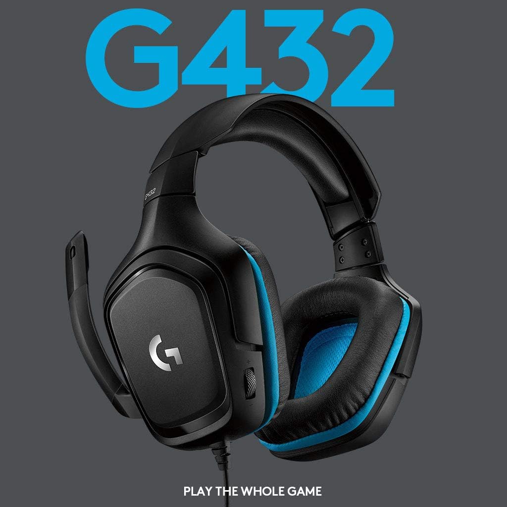 Logitech G432 Wired Gaming Headset with 7.1 Surround Sound, DTS Headphone:X 2.0, 50mm Drivers 4