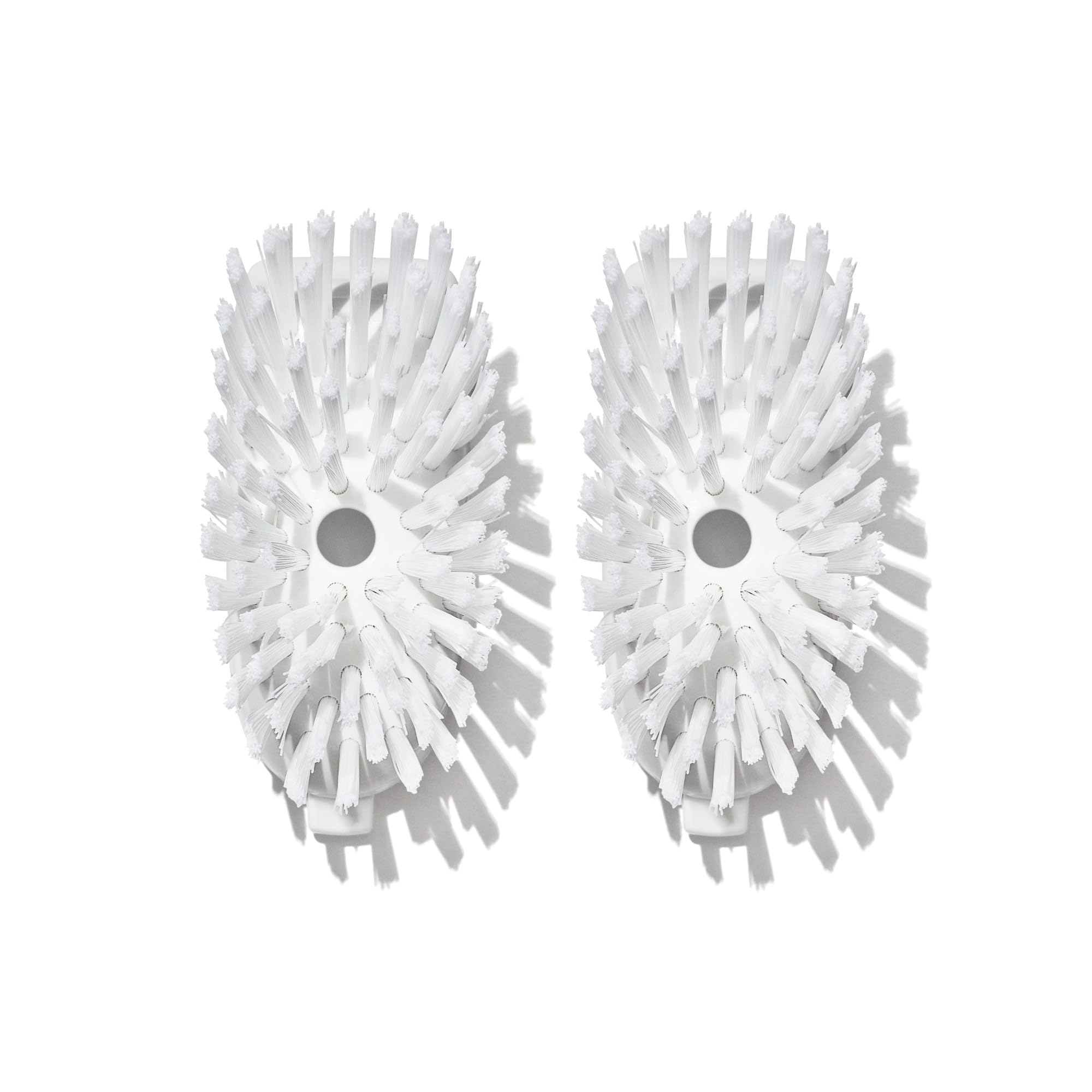OXO Good Grips Soap Dispensing Dish Brush Refill Heads | Durable Nylon Bristles | Pack of 2 1