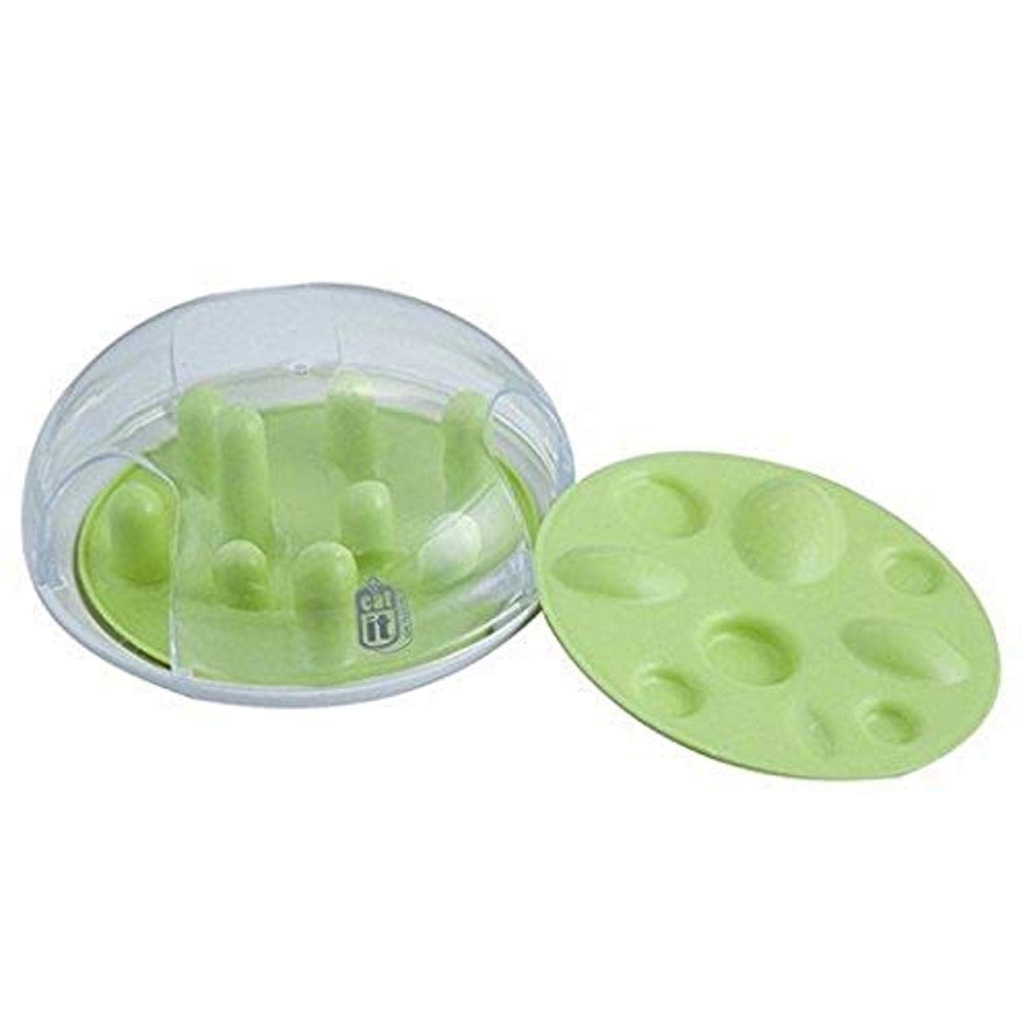 Catit Senses Treat Maze - Interactive Slow Feeder for Indoor Cats | Plastic | Red