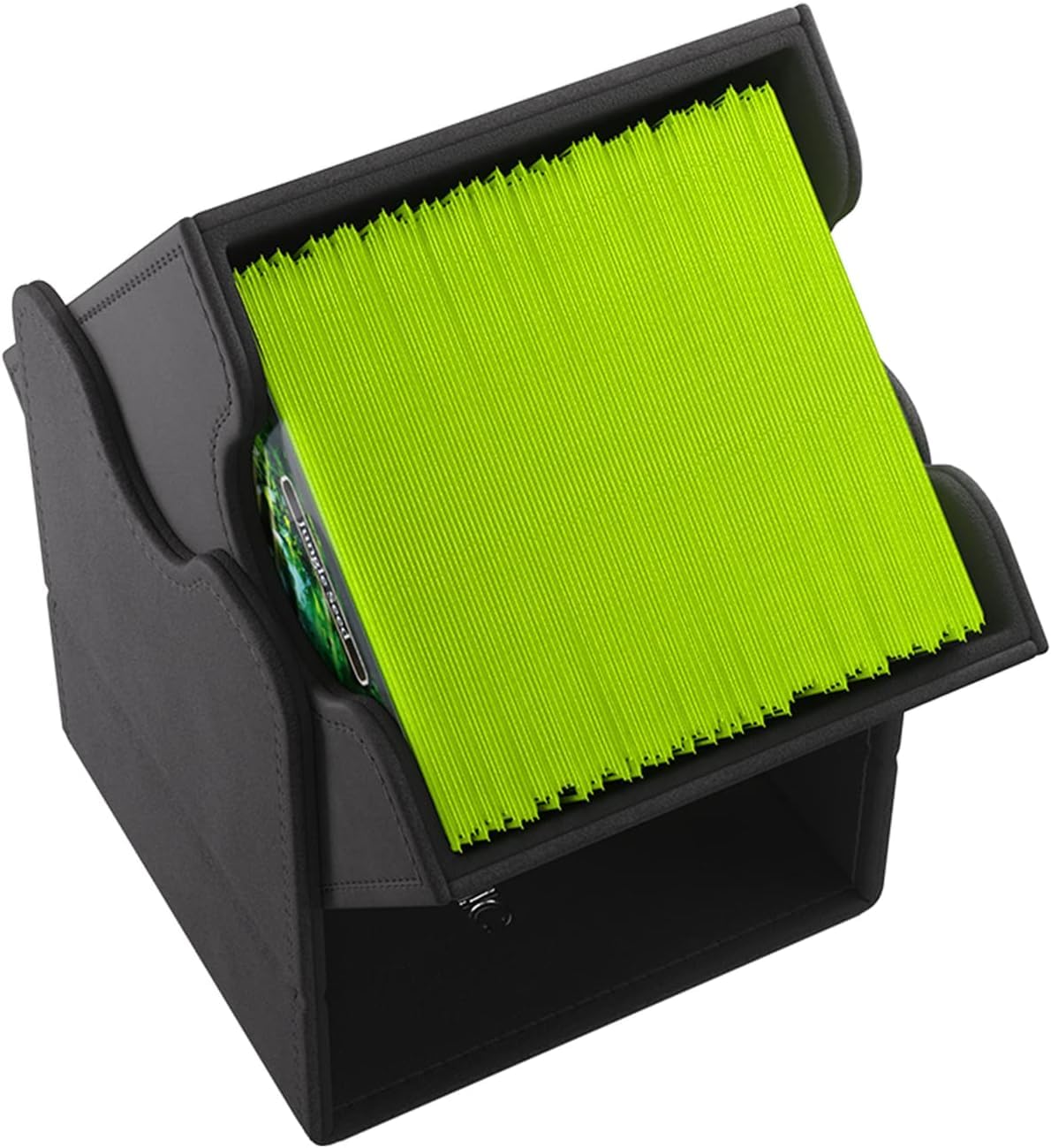 Gamegenic UNIT Squire 100+ XL Card Box - Black | Holds 100 Double-Sleeved Cards 3