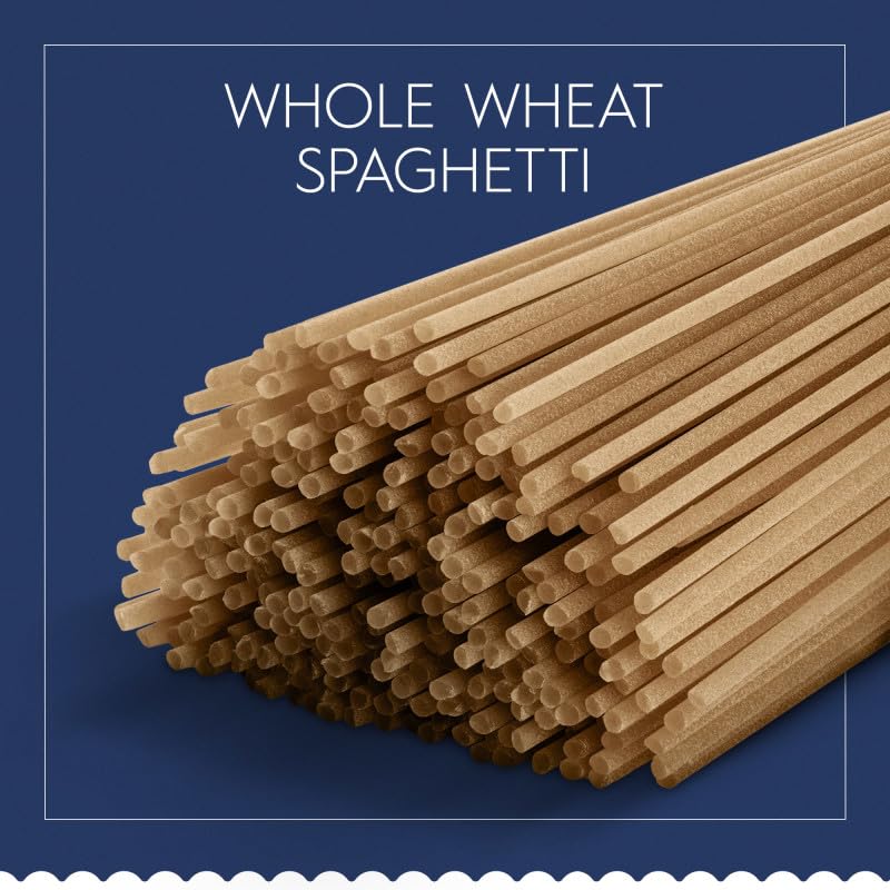 Barilla Wholegrain Spaghetti Pasta - Authentic Italian Long Cut Pasta, 500g