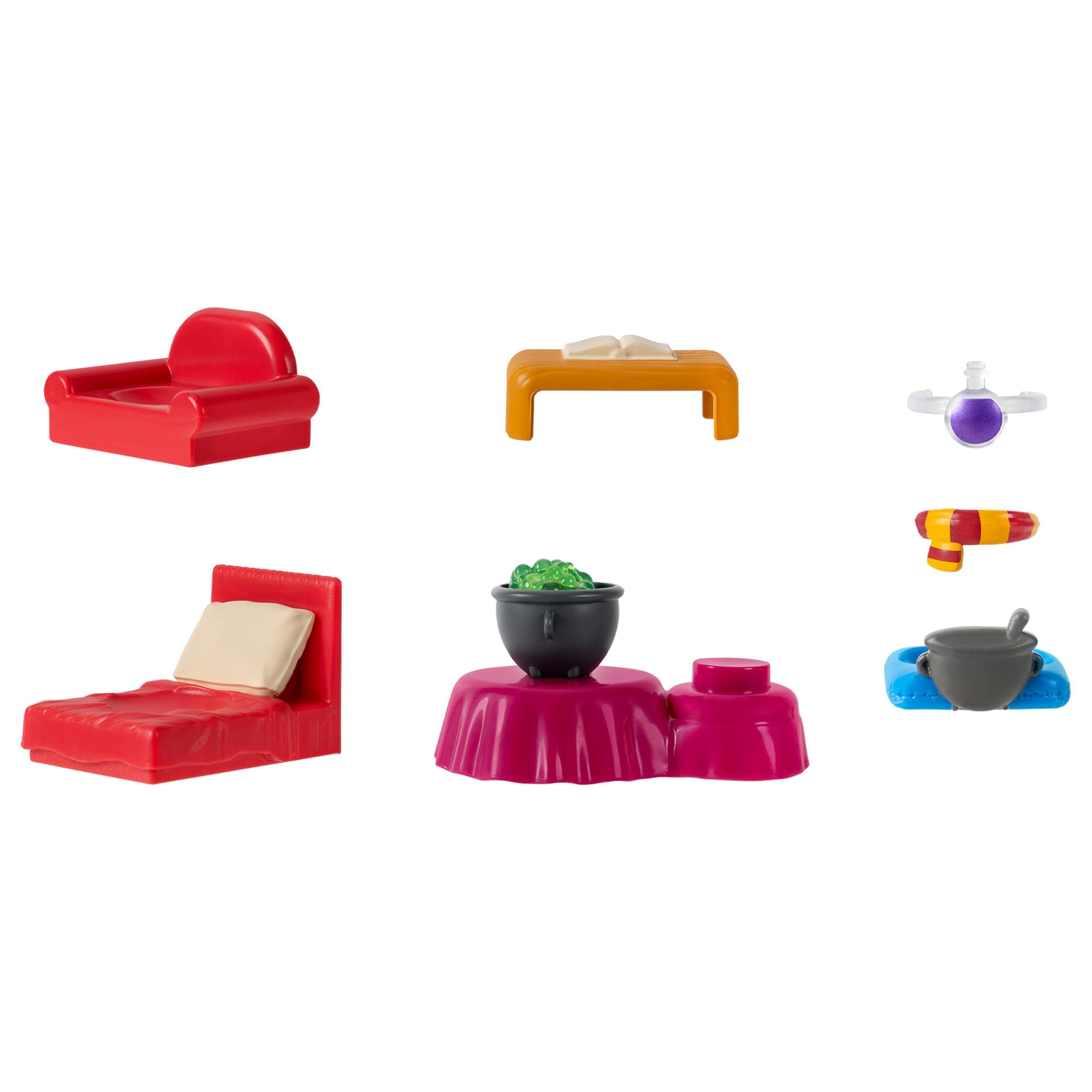 Squish-a-longs Harry Potter Hogwarts Castle Playset with Mini Figures - Severus Snape, Harry Potter, McGonagall, Moaning Myrtle 2