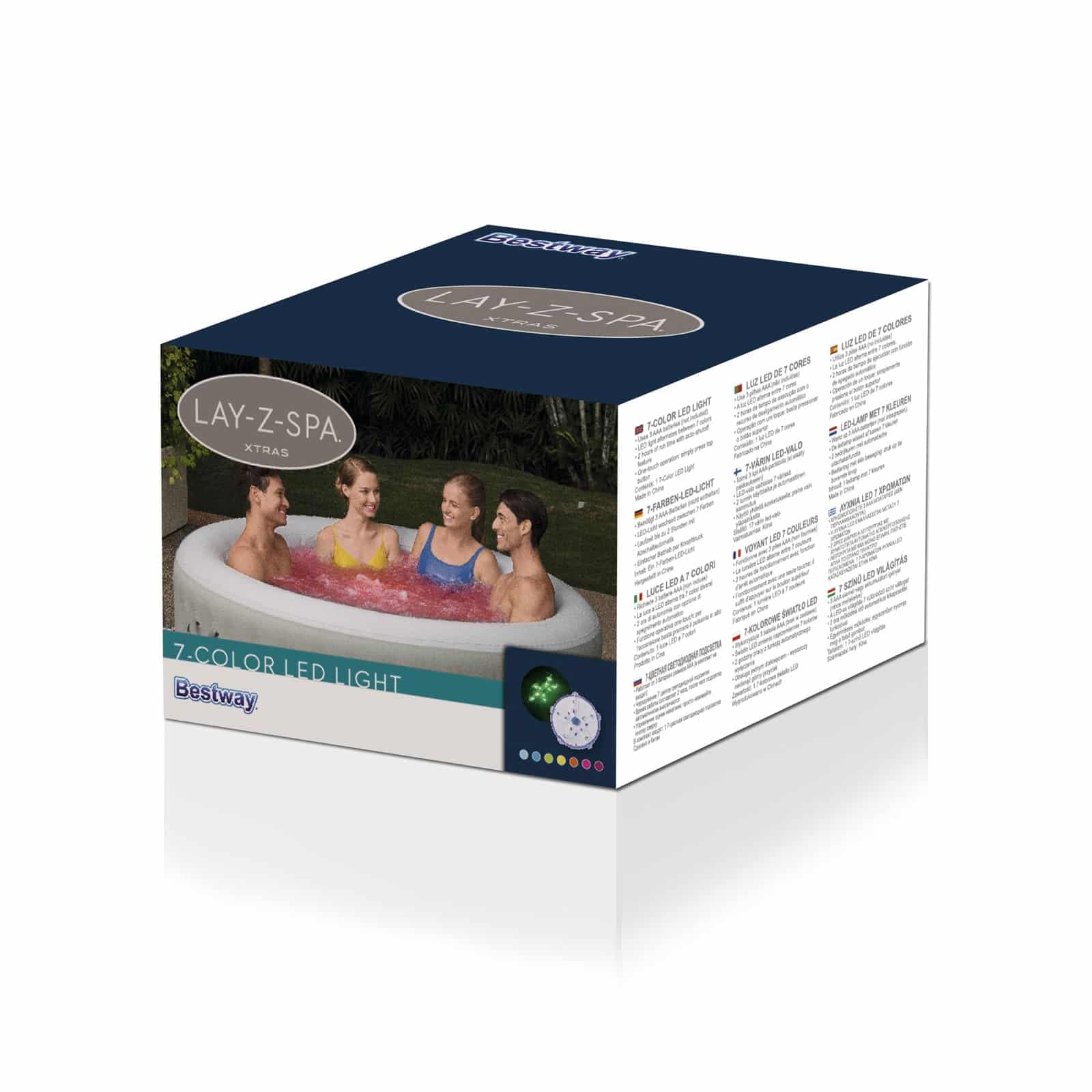 Lay-Z-Spa Underwater LED Light for Hot Tubs | 7 Colors | IP68 Waterproof | Model 60303 6