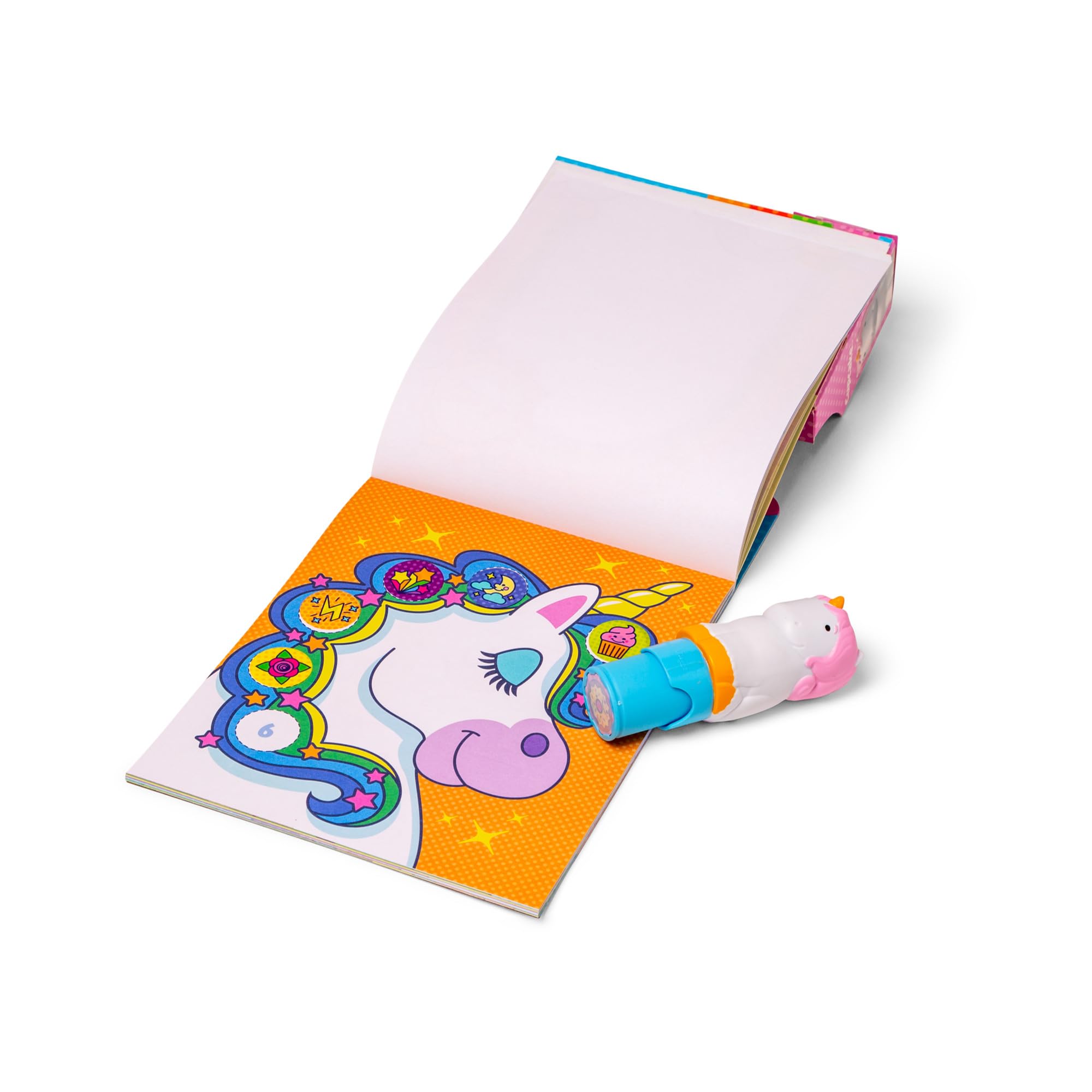 Melissa & Doug Sticker WOW! Unicorn Bundle - 24-Page Activity Pad & Stamper with 500 Stickers 4