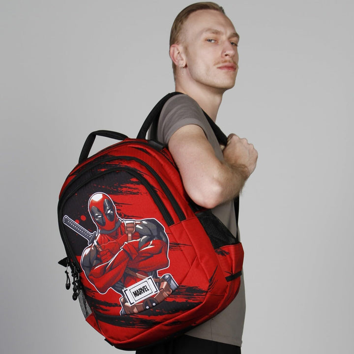 Marvel Deadpool Bad-Plus Casual Backpack (07284)