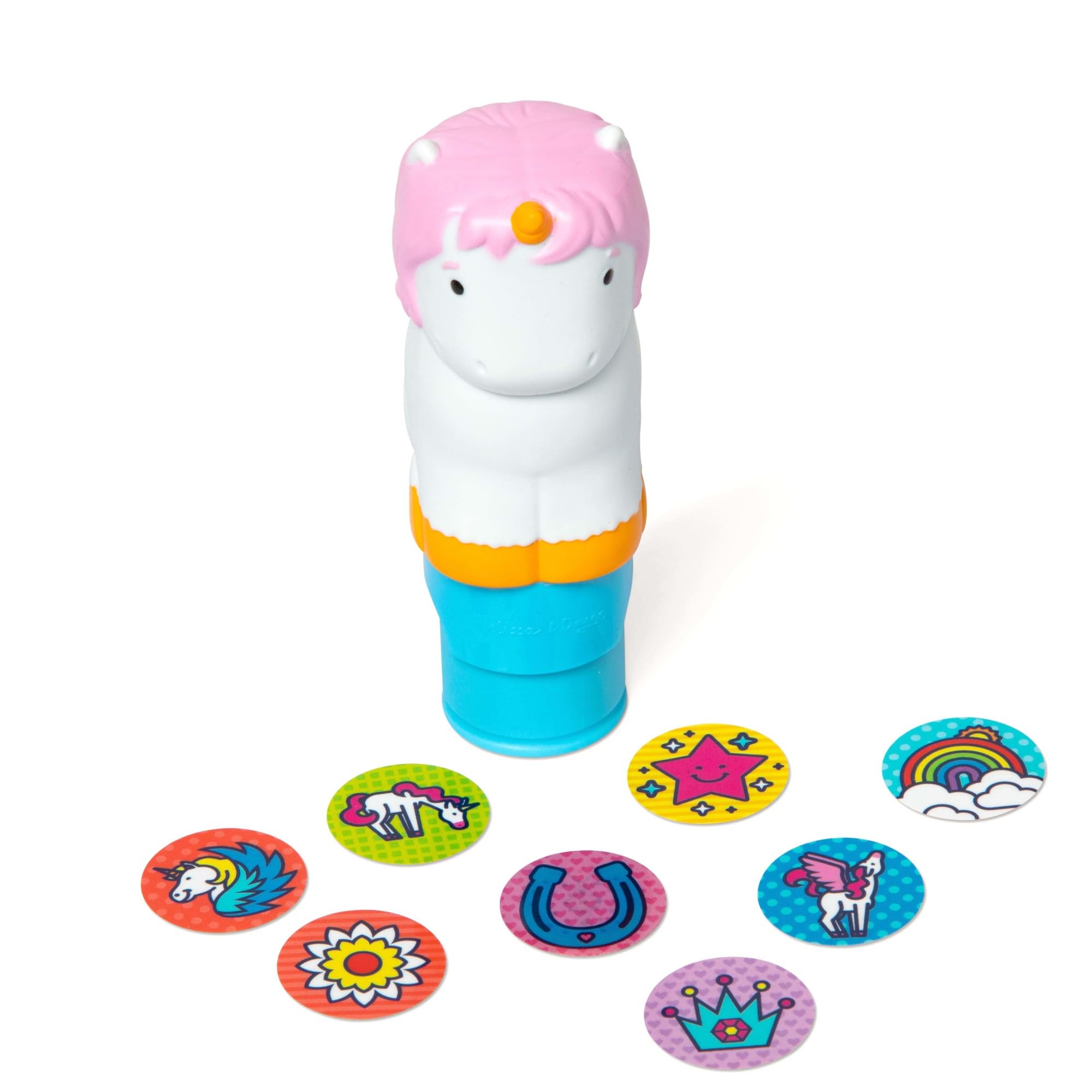 Melissa & Doug Sticker WOW! Unicorn Bundle with Stamper and 500 Stickers | Ages 3-7 3
