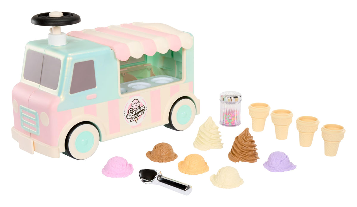 Little Tikes Ice Cream Scoot ‘n Serve Ride-On - Removable Ice Cream Bar