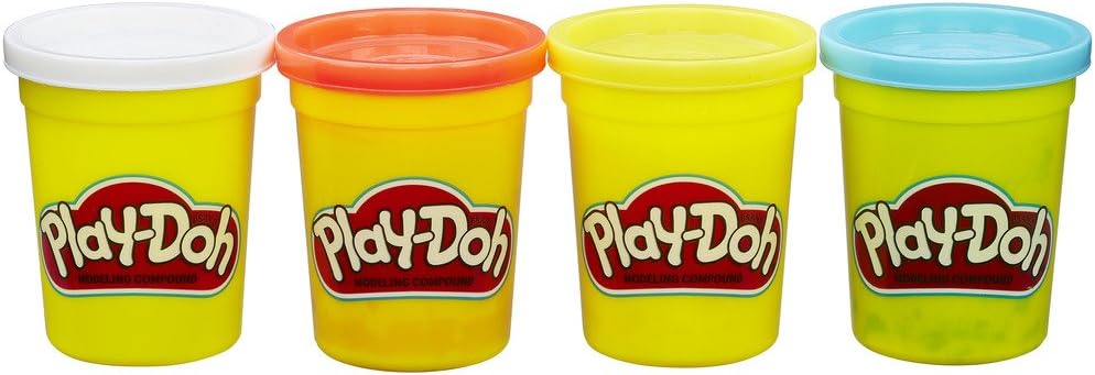 Play-Doh 4-Pack of 4-Ounce Cans - Classic Colours for Kids Ages 2+ 1
