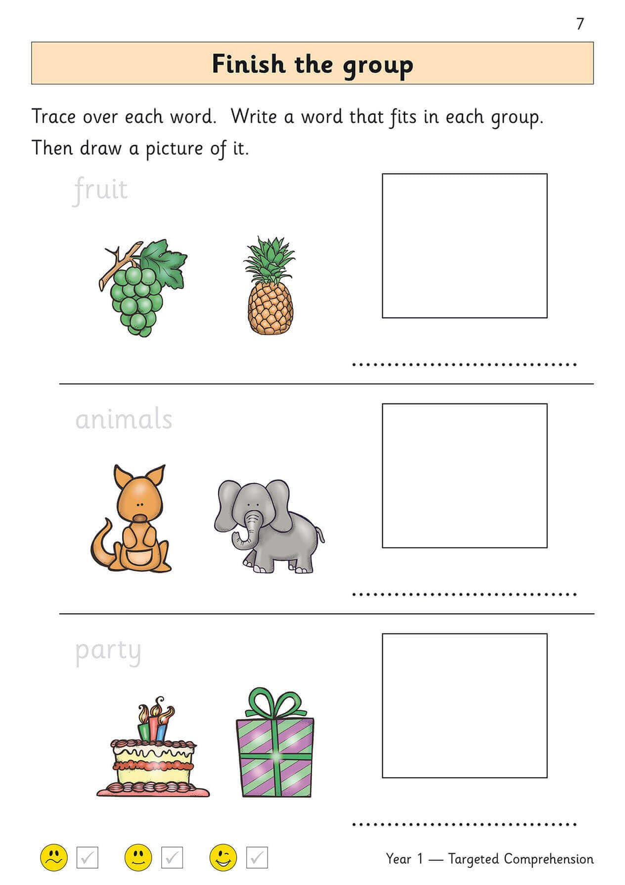 CGP KS1 English Targeted Question Book: Year 1 Comprehension - Book 1 | Paperback | Ages 4-6 3