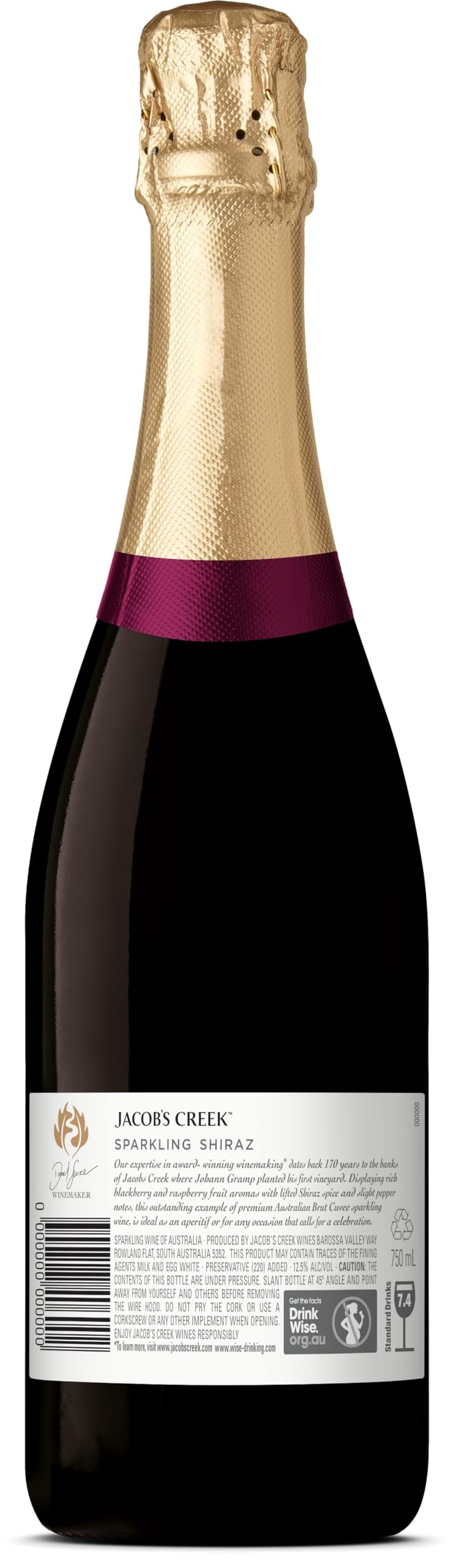 Jacobs Creek Sparkling Shiraz Non Vintage Red Sparkling Wine | 75 cl 2