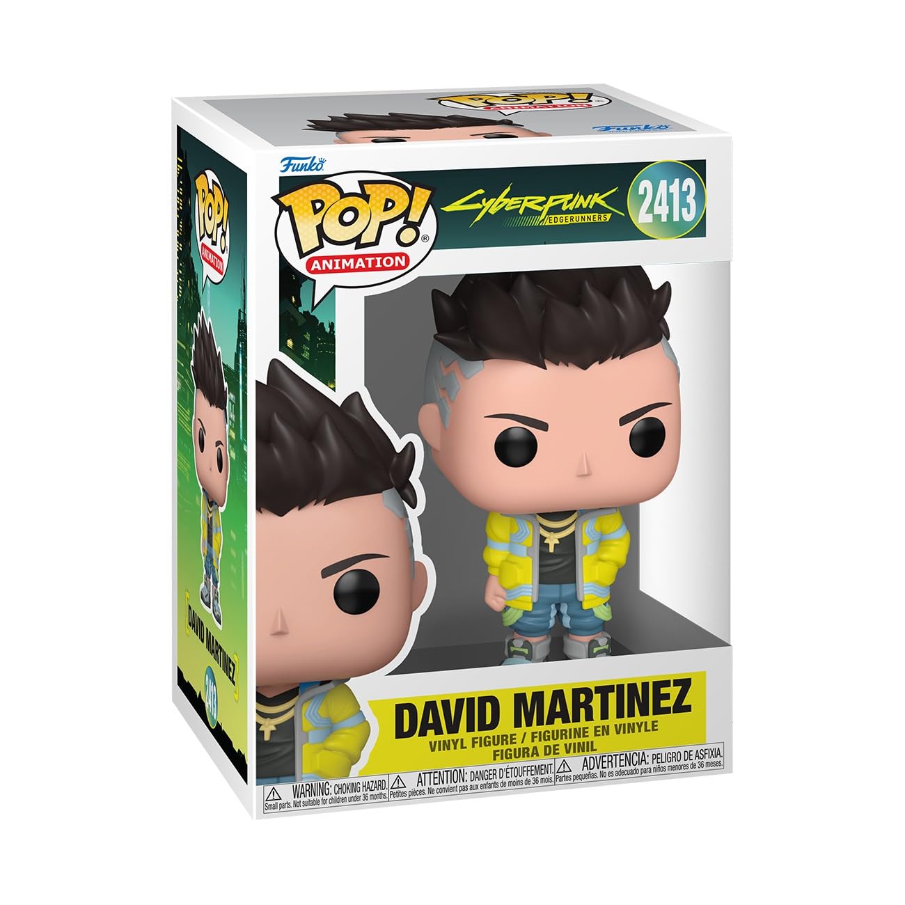 Funko POP! Animation: Cyberpunk: Edgerunners - David Collectible Vinyl Figure | 3.75 Inches 1