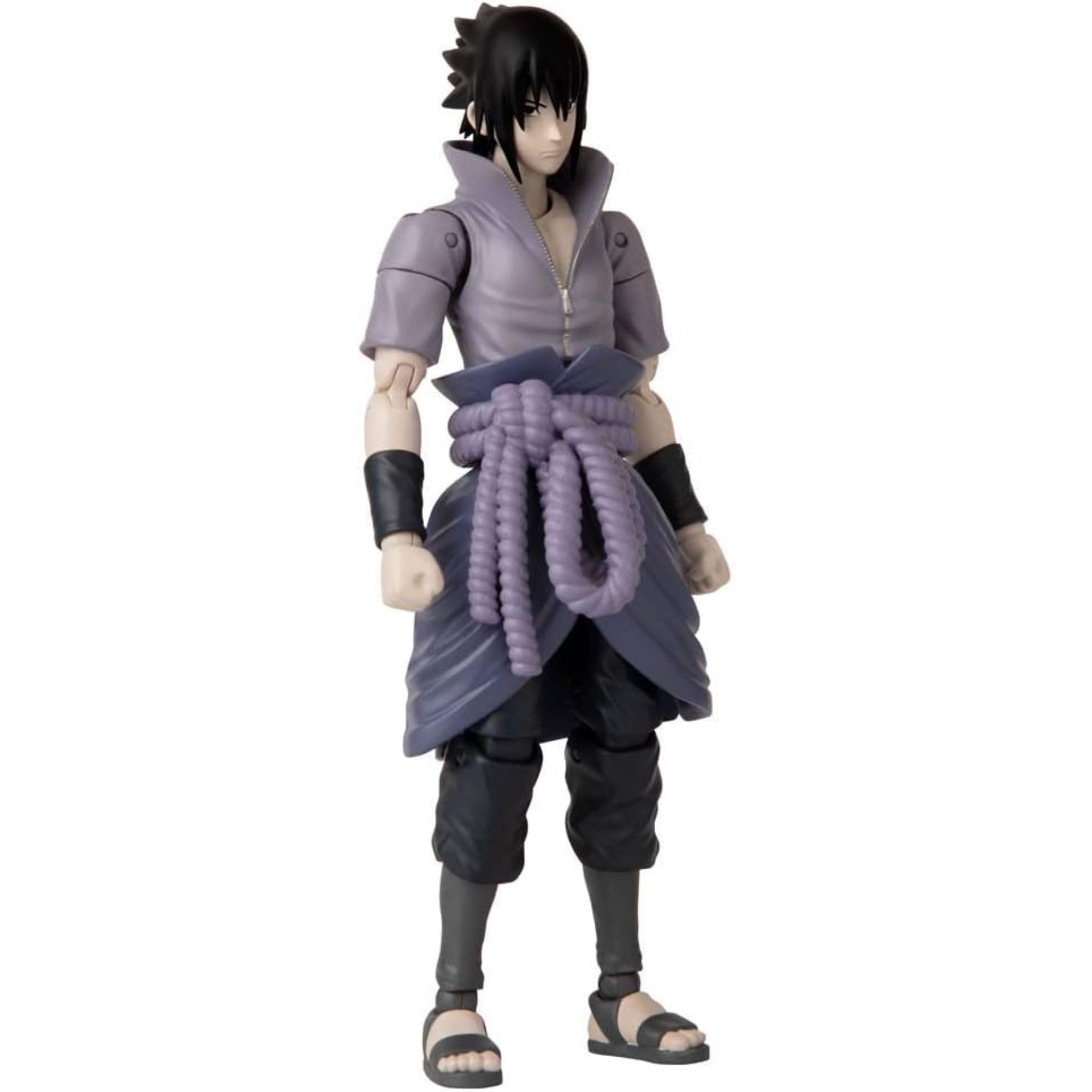 BANDAI Naruto Anime Heroes Sasuke Uchiha Action Figure - 17cm, 17 Points of Articulation 8