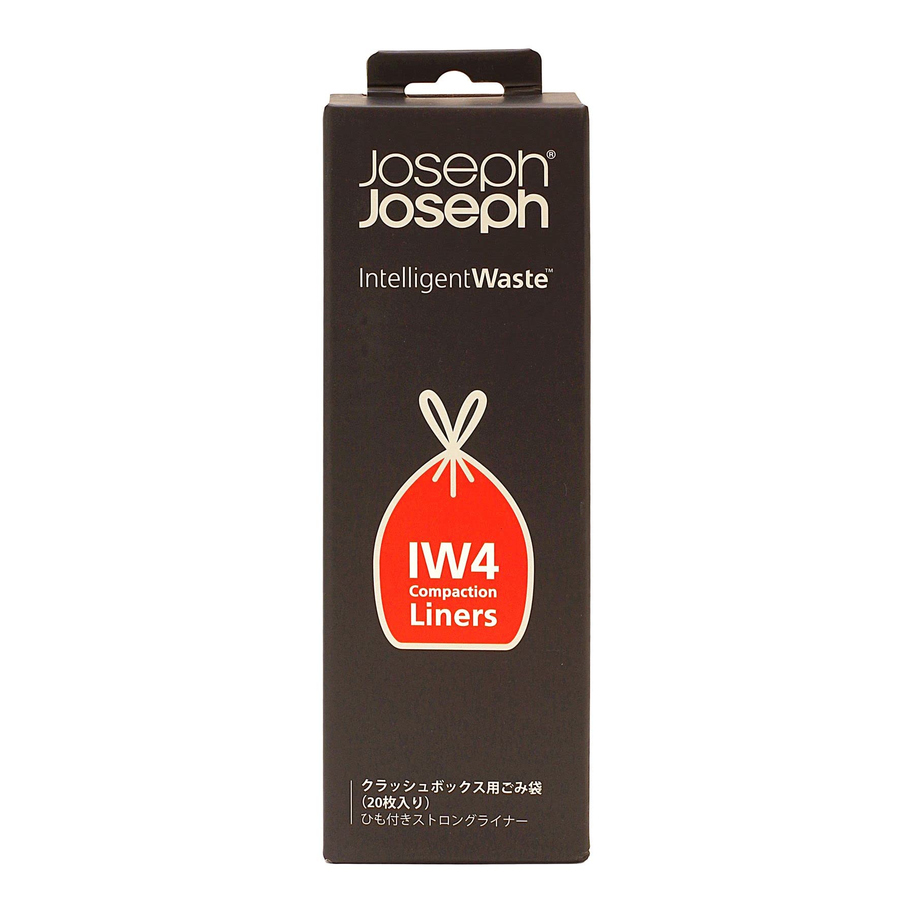 Joseph Joseph IW4 Bin Liners - 50L Capacity, Pack of 20, Transparent | Extra Strong HDPE 1