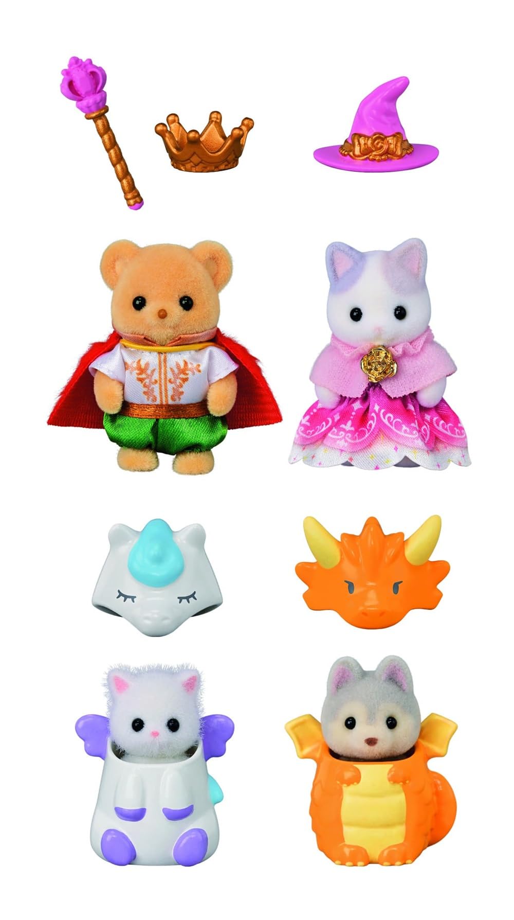 EPOCH Sylvanian Families Fantastical Fairytale Friends Set 5842 | 4 Baby Figures | Ages 3+ 3