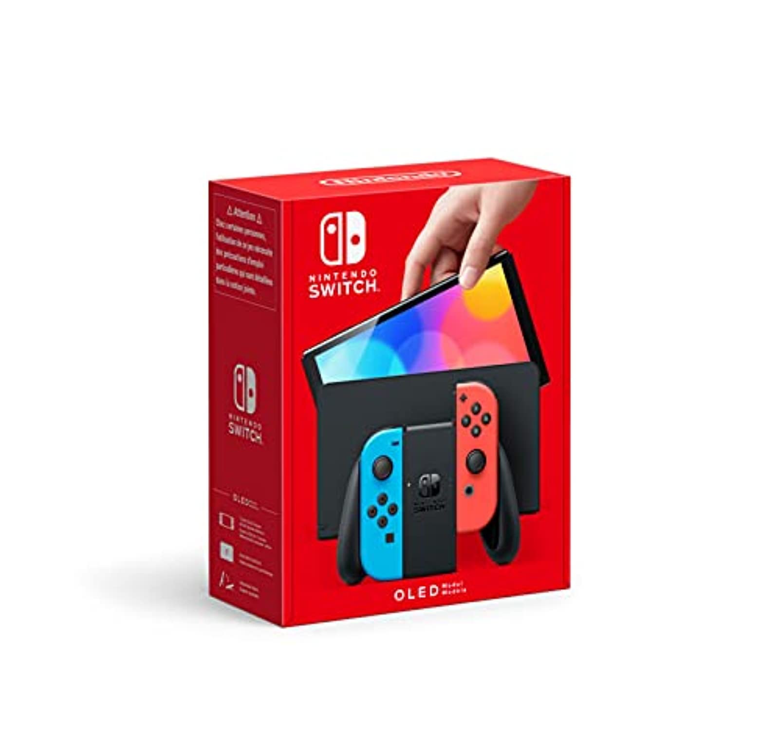 Nintendo Switch (OLED Model) - Neon Blue/Neon Red 13