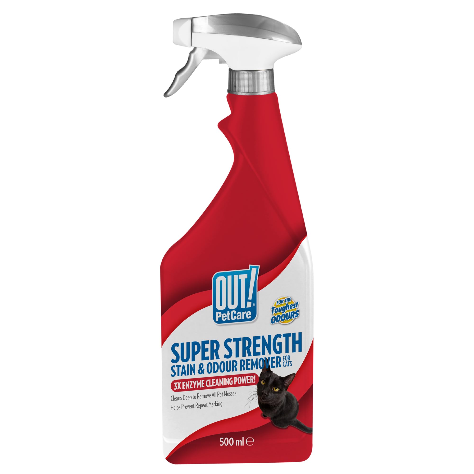 OUT! Super Strength Pet Stain and Odour Remover - 500ml | Natural Pro-Bacteria & Enzyme Formula | Vanilla Scent 1