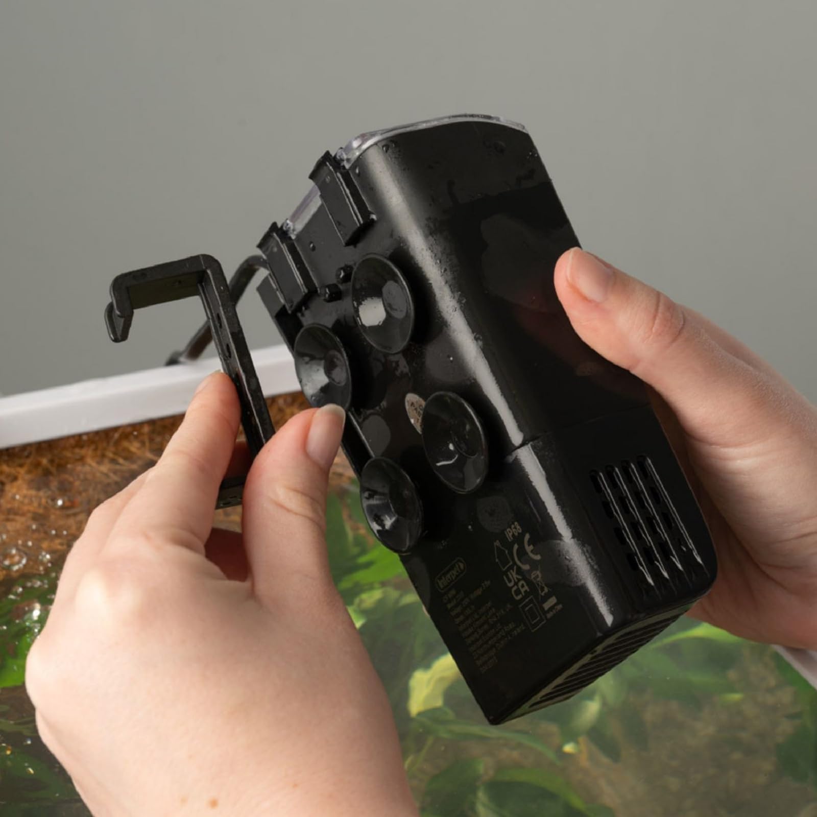 Interpet Bio CF Mini Internal Aquarium Filter - 5 Stage Filtration, Includes Coir Tech Cartridges 5