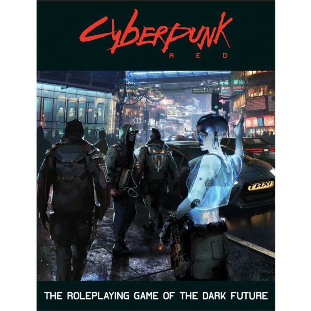 R. Talsorian Games Cyberpunk Red Roleplaying Game - 4 Players, Ages 14+, 30–60 Minutes