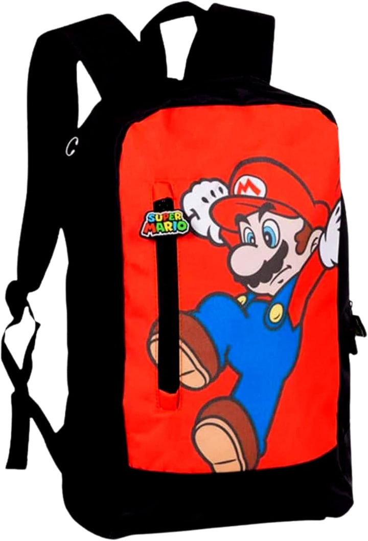 Toptoys2u Bargain Bundles Super Mario - School Twin Compartment Backpack/Rucksac