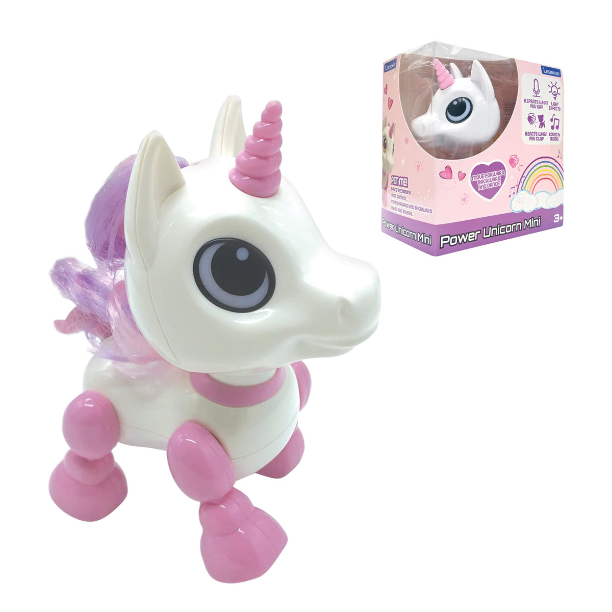Lexibook Power Mini My Little Unicorn Robot - Sounds, Music & Light Effects