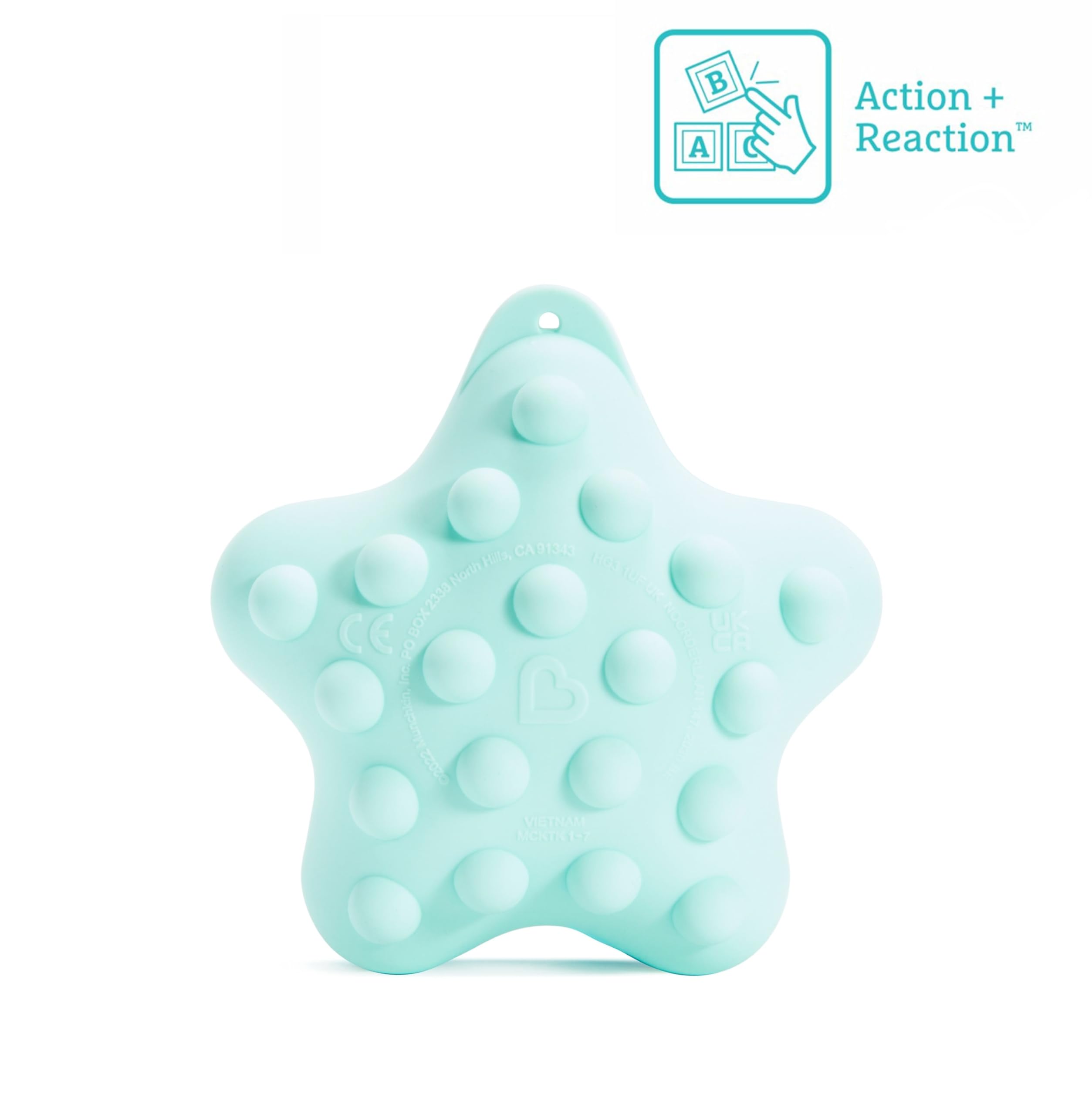 Munchkin Pop Squish Popping Bath Toy - Silicone Fidget Sensory Toy for Babies 12+ Months 4