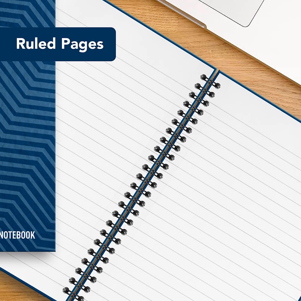 SUMMIT A5 Hardback Wirebound Notebook Ruled, 160 Page, Pack of 5 4
