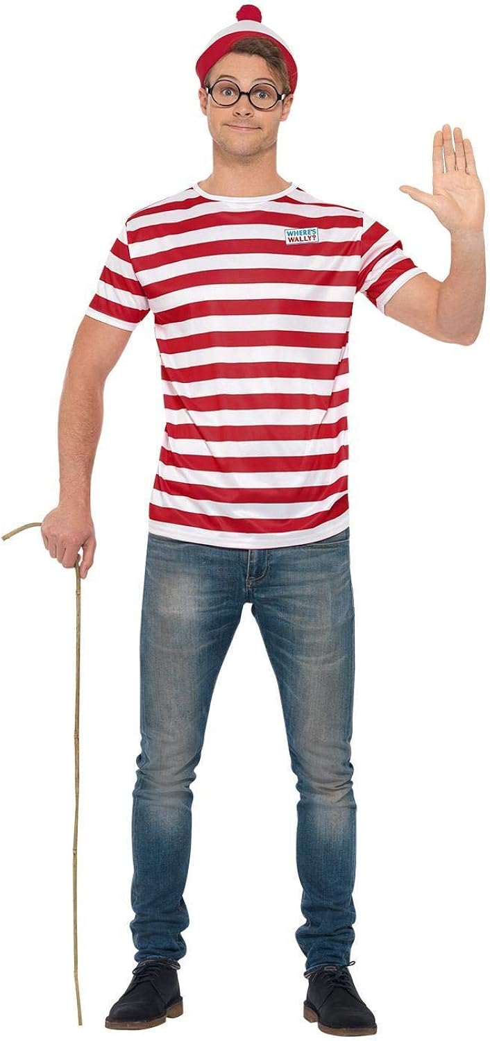 Smiffys Where's Wally Costume - Adult