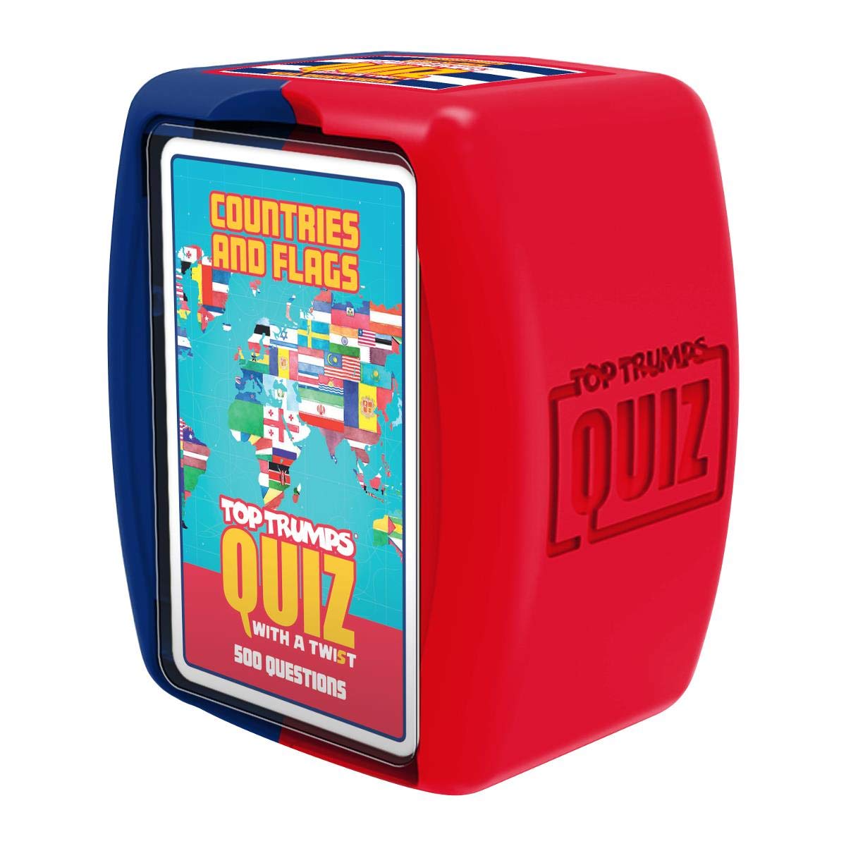 Top Trumps Countries and Flags Quiz Game - 500 Questions | Multicolor | Standard Edition