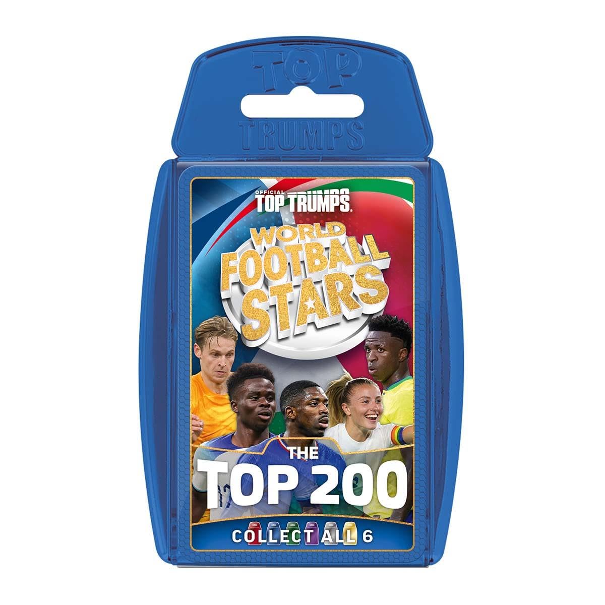 Top Trumps World Football Stars Top 200 Card Game - Chrome Blue Pack | Unisex Children | English 1