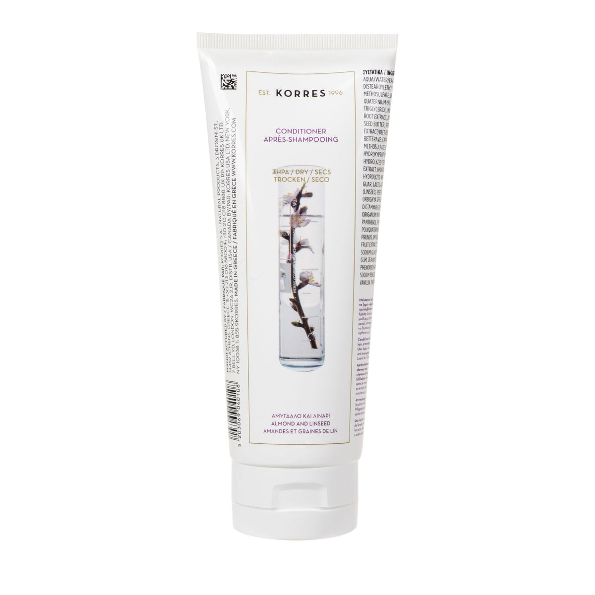 Korres Almond and Linseed Conditioner for Dry/Damaged Hair - 200 ml