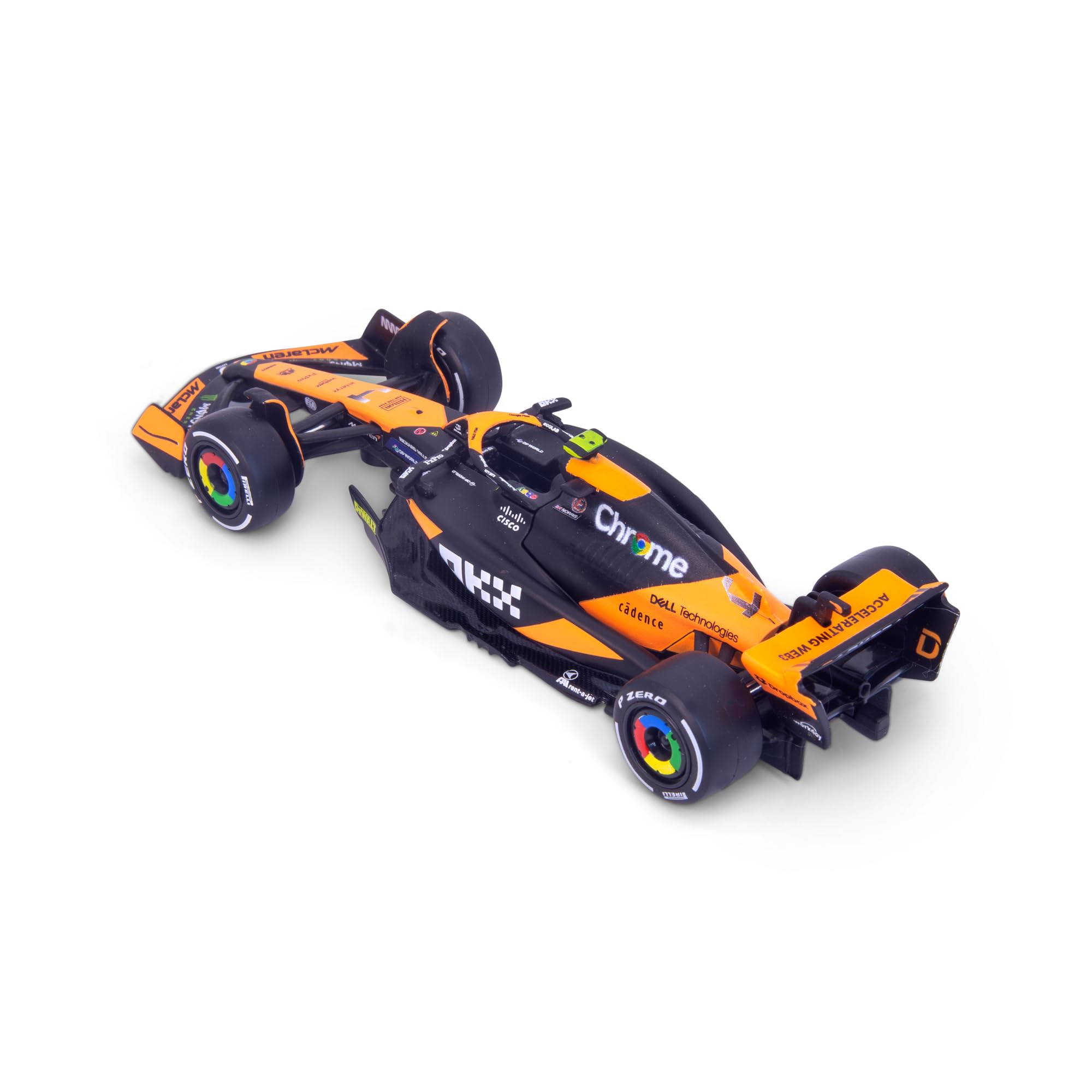 Bburago McLaren MCL38 (2024) F1 Norris Race Car 1:43 Scale Diecast Model 1