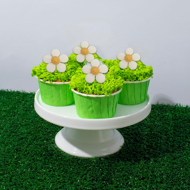 Anniversary House - White Daisy Summer Floral Edible Cake Decorations